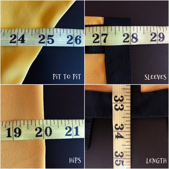 Vintage 80s L Lightweight Jacket Yellow Black Lilli Ann Open Front Dolman Sleeve - Picture 7 of 9